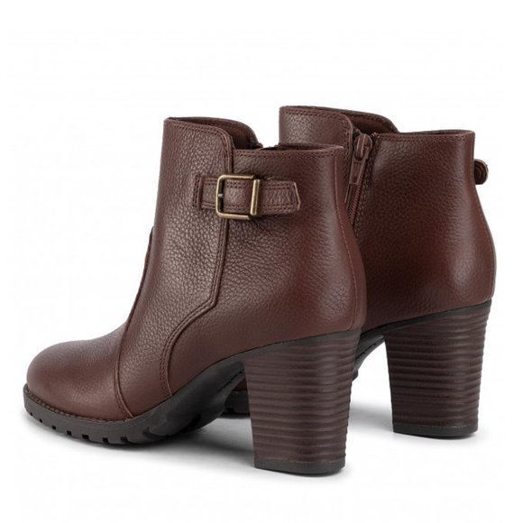 Clarks Shoes - NEW Clarks Collection Verona Leather Gleam Booties